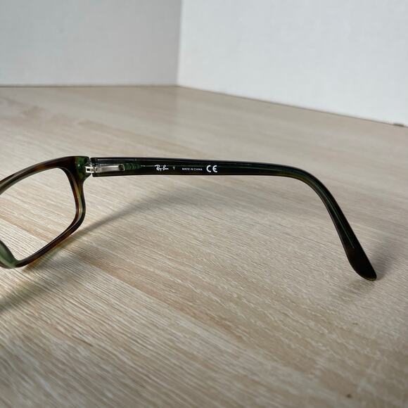 Ray-Ban RB5187 2445 Eyeglasses Brown Green Frames Only 52-16-140 - Picture 6 of 8